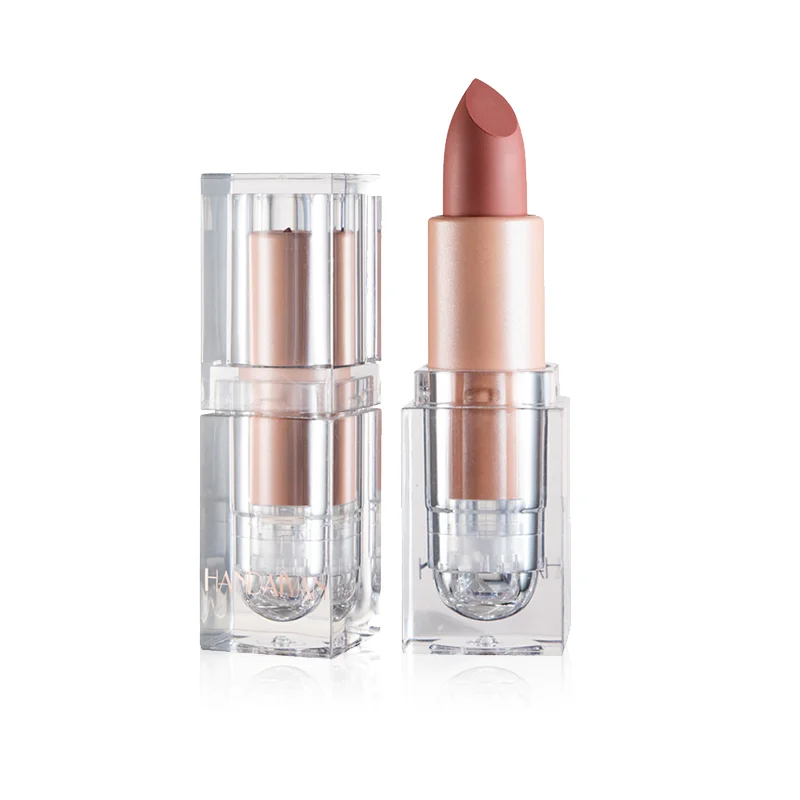 2023 12Color Spot Goods OEM Small Ice Cubes Lipstick Matte Waterproof Easy To Color Lipstick Customize Lipstick