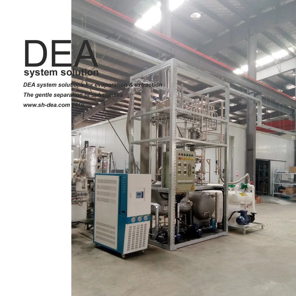 DEA-FM-320  ethonal evaporation solution equipment for salt pharmaceutical system fall film evaporator double effect evaporator