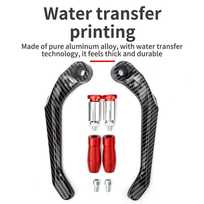 1 Pair Universal Motorcycle Protector Parts Hand Guard Carbon Fiber 22mm Brake Clutch Lever Handguard