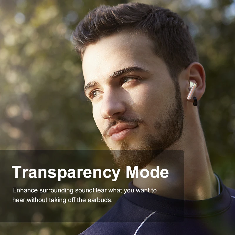 Manufacturer Wireless Earbuds Hybrid Active Noise Cancelling Earbuds BT 5.2 Earbuds with 6 Mics ENC in-Ear Detection Headphones