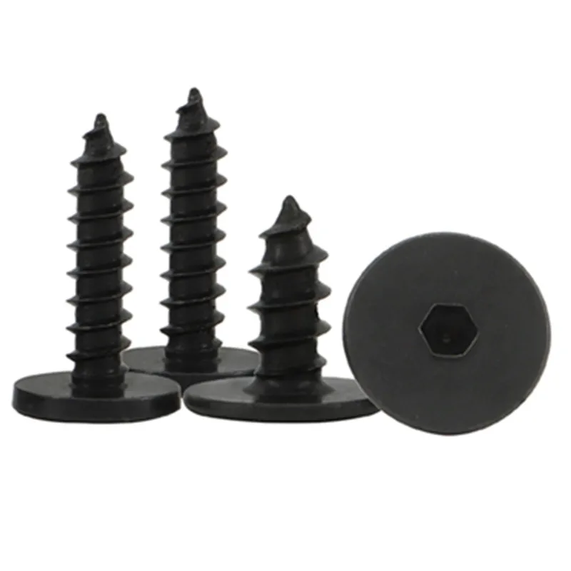 Stainless Steel Plain Allen Key L Key Screw Ultra Low profile Hex Socket Thin Head Cap Screw