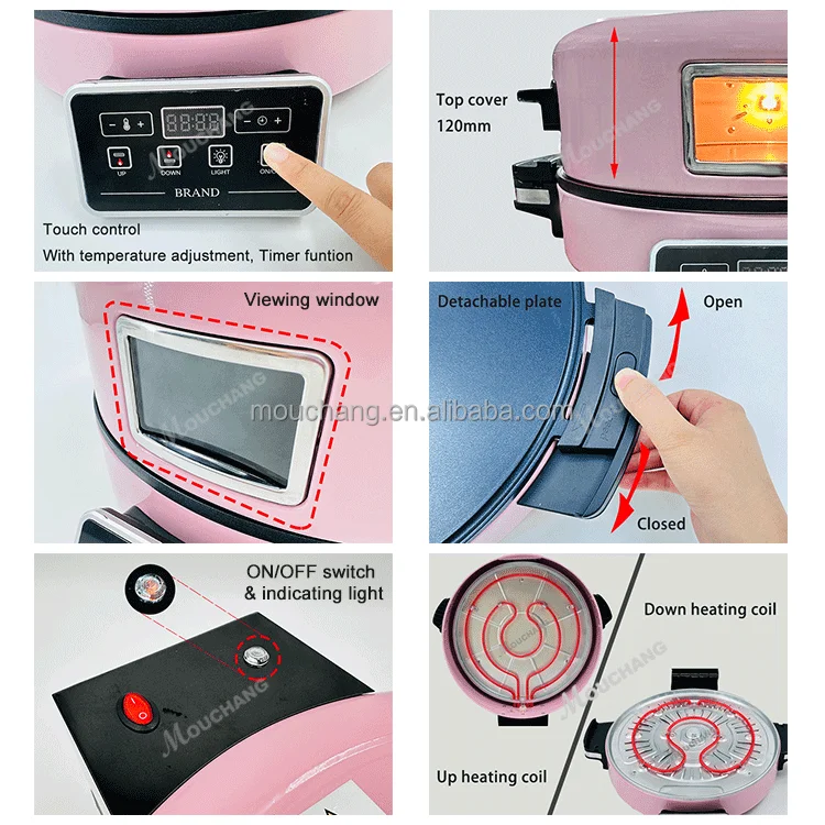 Pita bread roti maker chapati making machine arabic pita bread machine