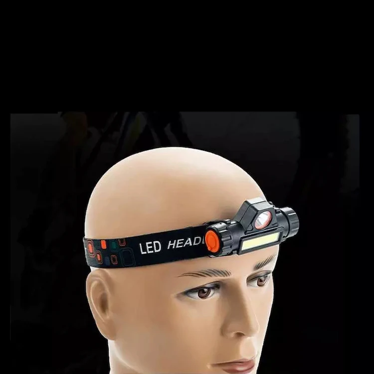 New XPE+COB Outdoor Light 101 Built-in battery USB charge removable headlight with magnet night fishing flashlight