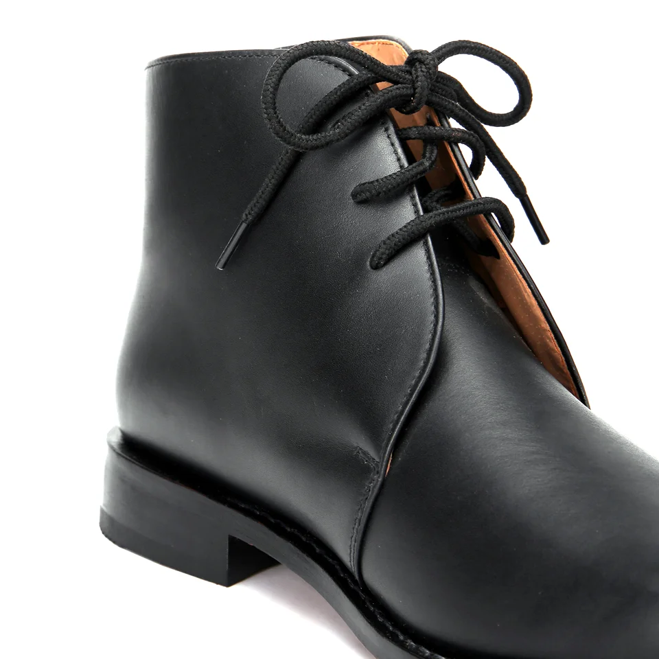 Official ankle genuine leather military shoes mens dress shoes army shoes