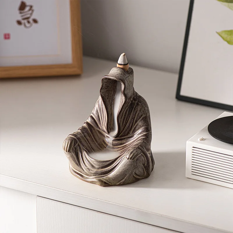 Hot Sale Mixed Color Waterfall Incense Burner Cones Lavender Green Tea Jasmine Rose Wormwood Sandalwood Backflow Incense Cones