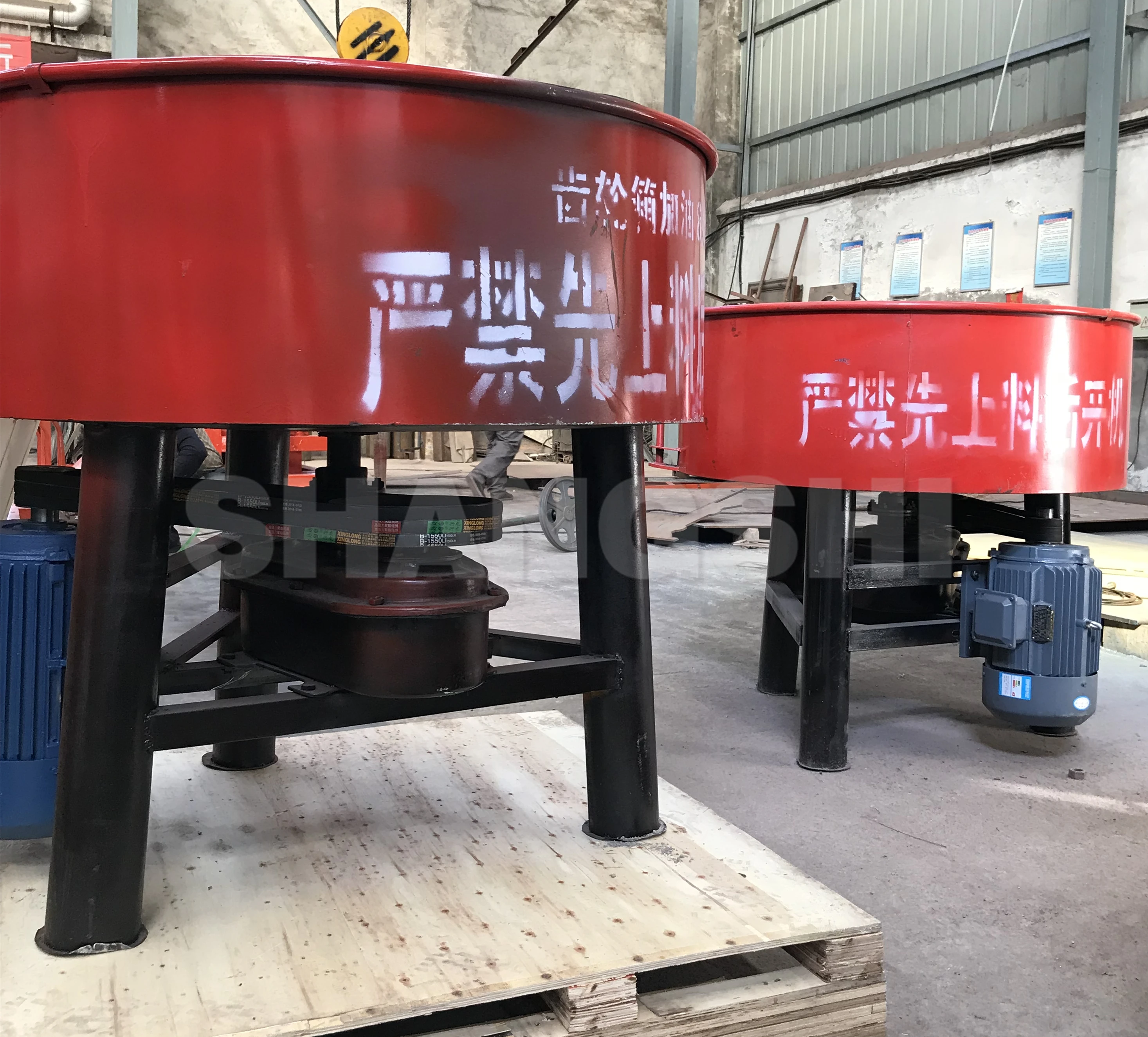 Small profitable concrete mixers pan cement mixer machine