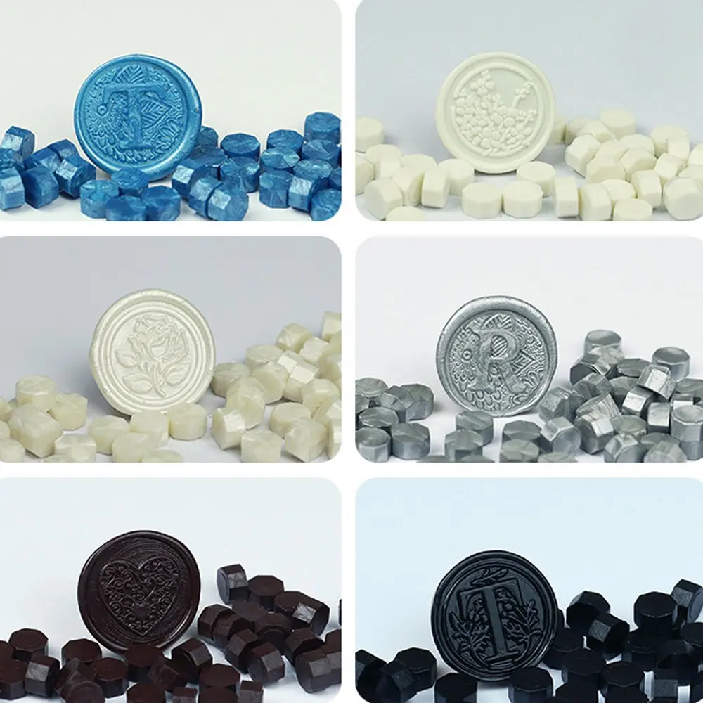 100pcs/lot Vintage Handmade Stamp Wax Tablet Pill Beads For Envelope Party Wedding Invitation Stamping Diy Christmas Sealing Wax