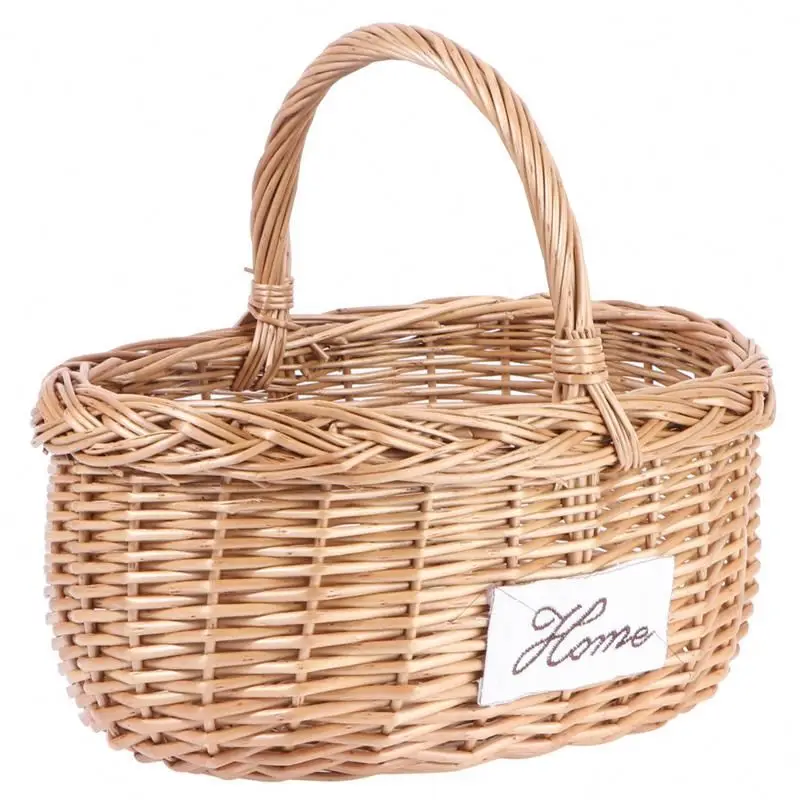 China Supplier Quality Products Wine Basket Wicker Picnic Basket