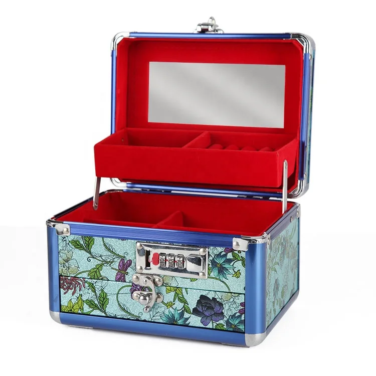 Wholesale avon products of Aluminum CaseTravel Organizer with Drawer Professional Artist Makeup Cases