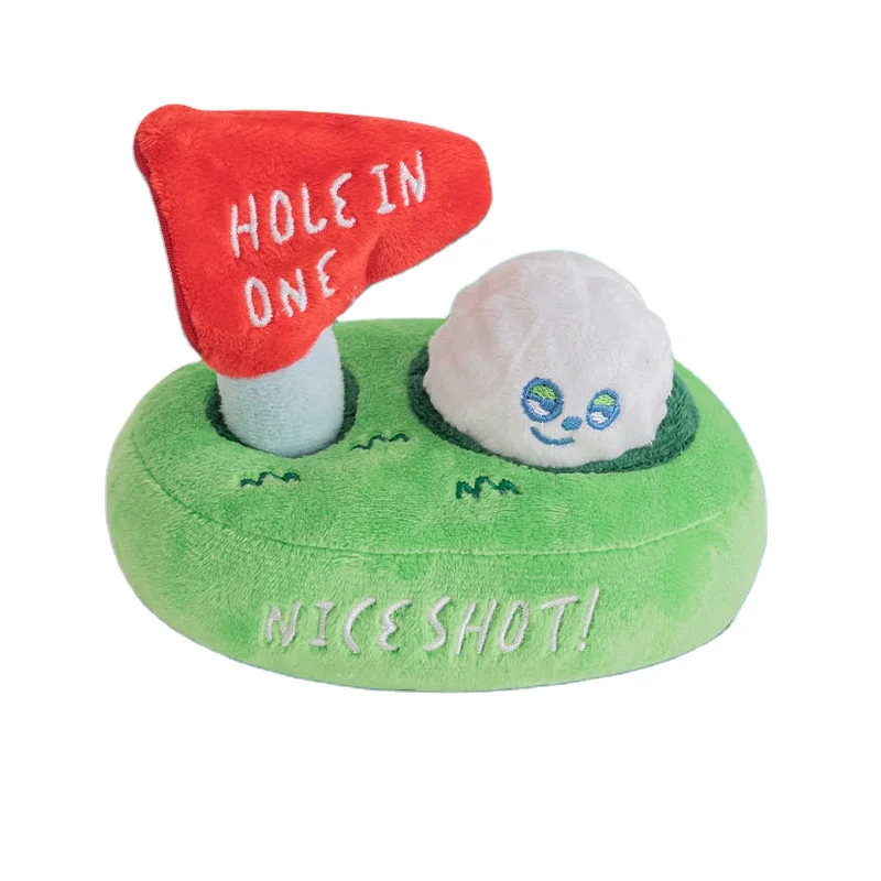 New pet sniffing paper golf toy foreign trade dog plush toy pet