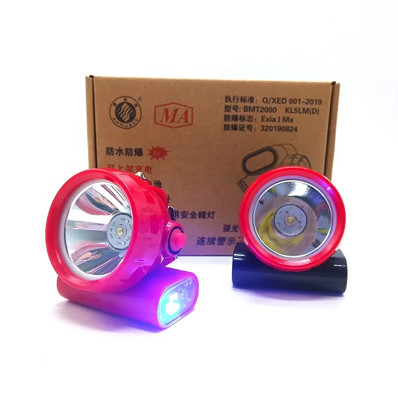 KL5M KL5LM LED Cordless Mining Light Rechargeable Miner Lamp Headlamp Explosion Proof Safety Head Torch Cap Helmet Light SOS