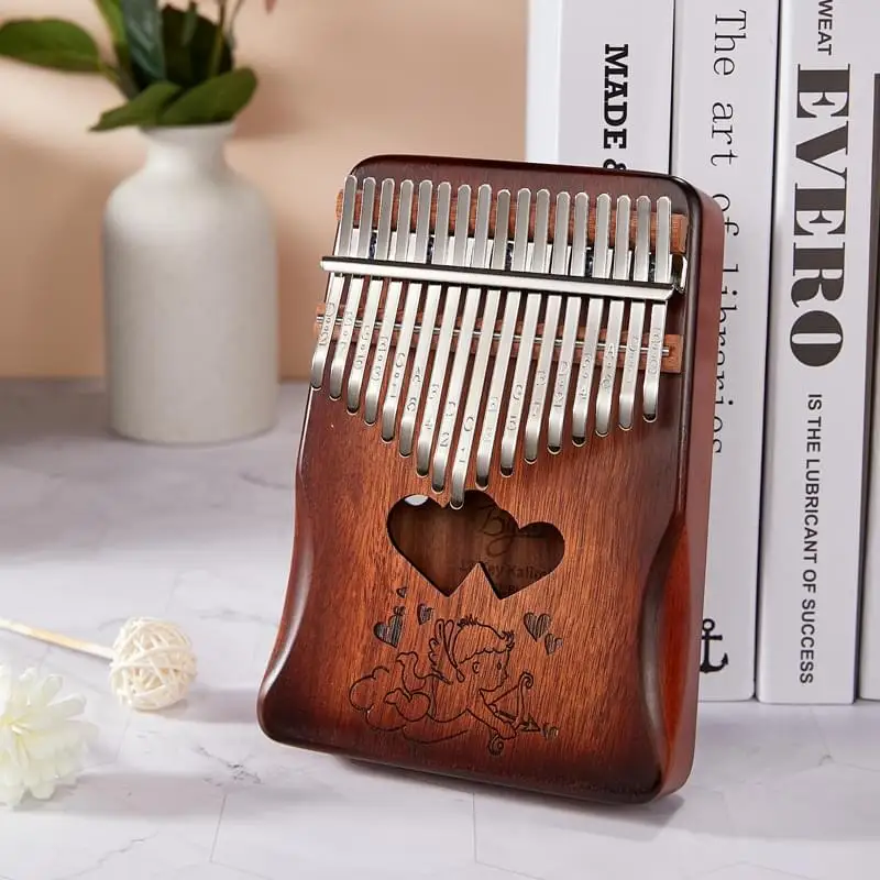 byla sparter kalimba choromatic brown instrument music acust