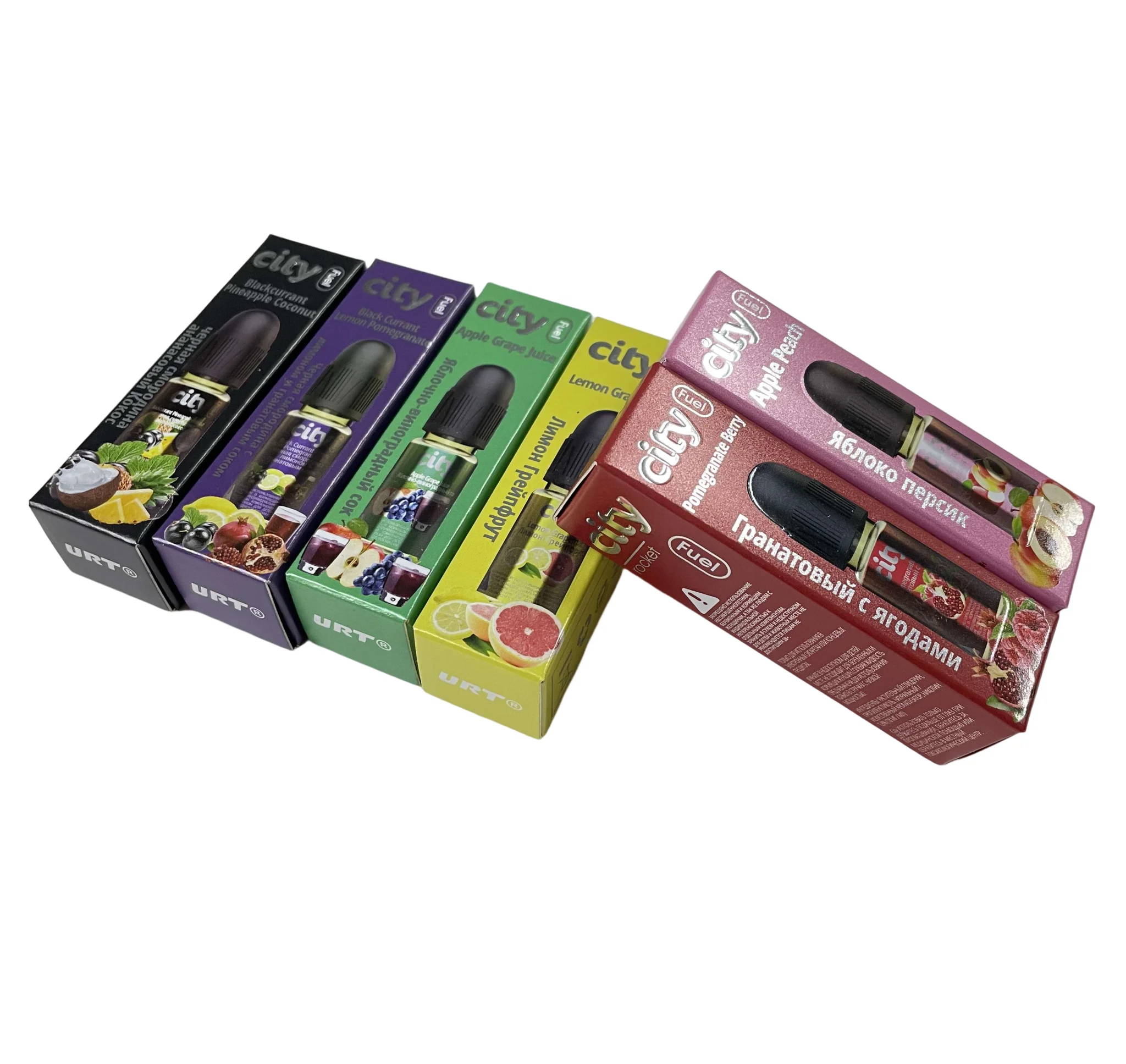 Customized printed drop fuel small foldable retail paper boxes