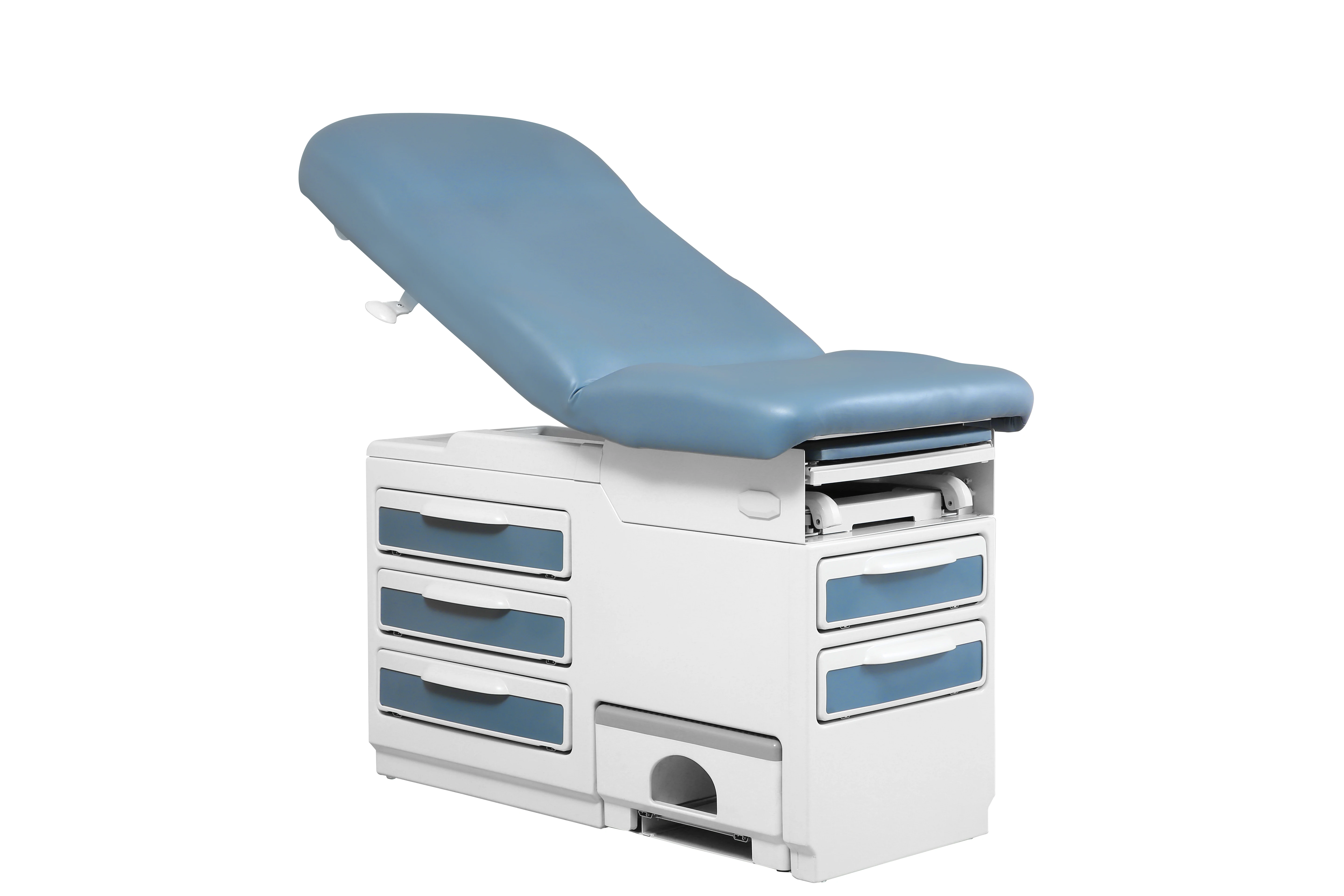 Manual hospital gynecological examination bed