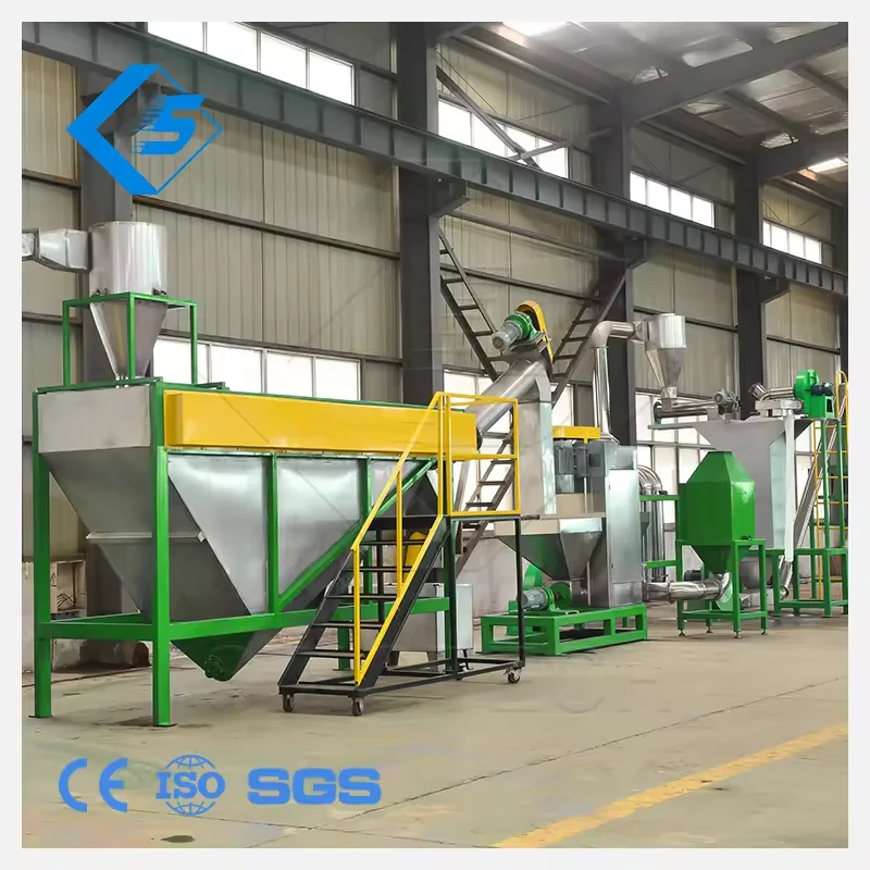 PET bottle flakes washing drying recycling machine / Equipment plastic PET Bottle flakes Recycling Recycler Wash machine Line