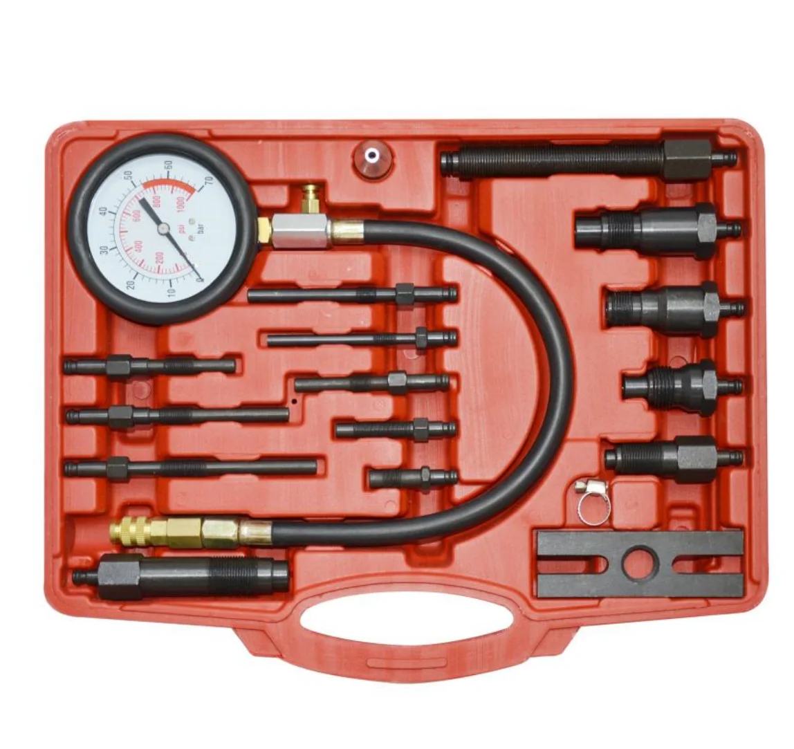 Auto Repair Tool of Engine Cylinder Testing Tool Cylinder Leak Detector Full Function TU-15B Diesel Engine Compression Test Set
