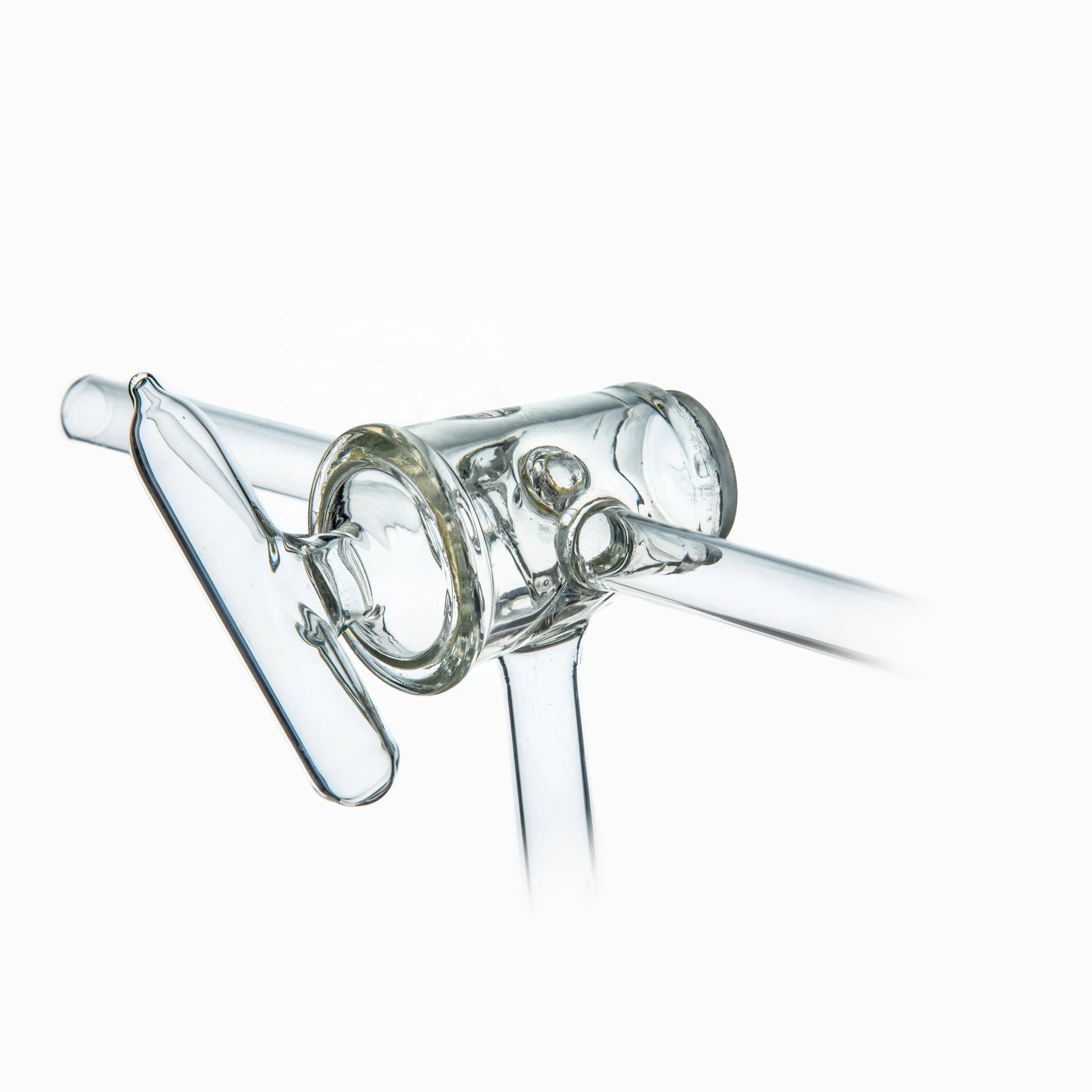 For Laboratory Glassware High Vacuum Stopcock T-Shape Three Way