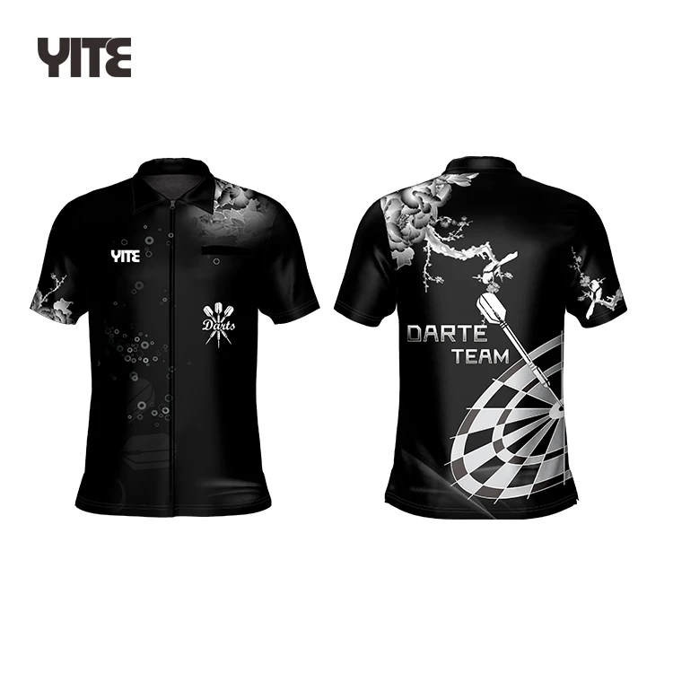 Индивидуальный дизайн ваша собственная рубашка-поло дротик Джерси быстросохнущая оптовая продажа сублимационная печать рубашка для