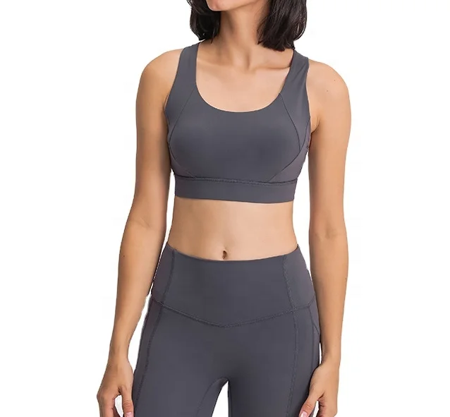 TOPKO New Product Sexy Cross Beautiful Back Sports Bra Shockproof Women Yoga Sports Bra