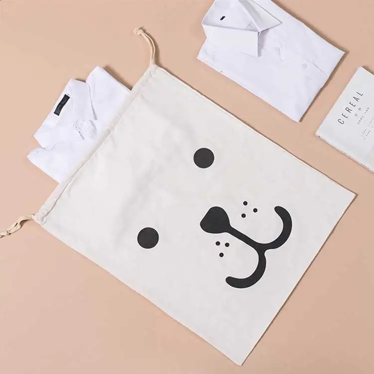 Cotton bag packing drawstring big bag