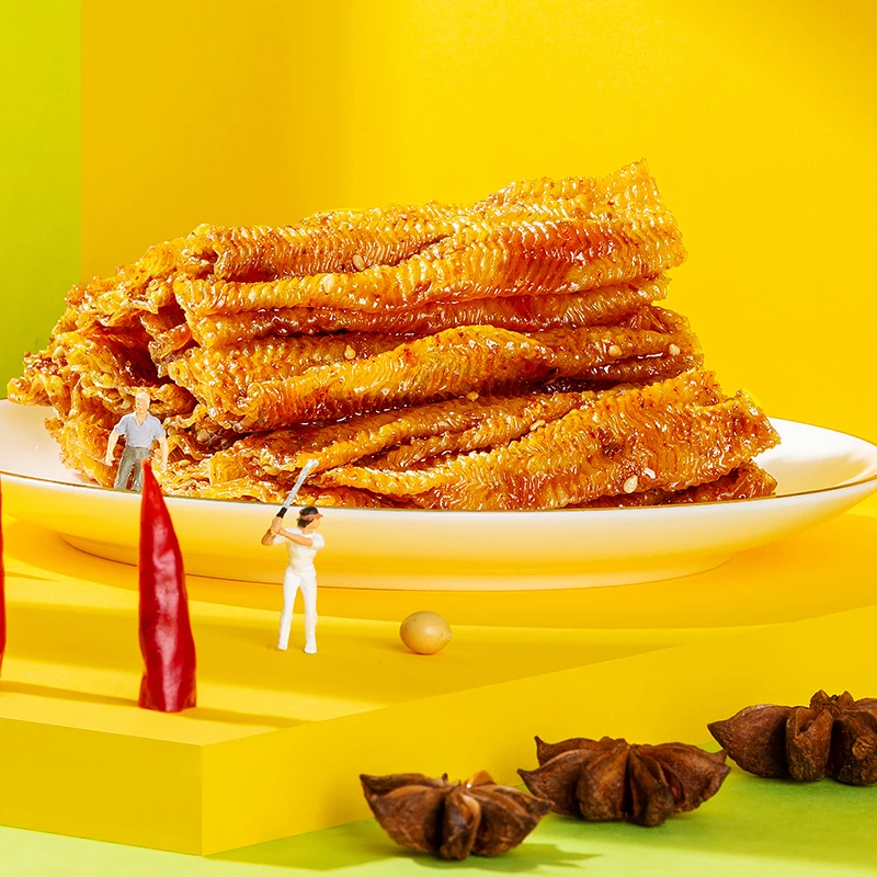 China Top Sell Healthy Snack Spicy Gluten Stick Beancurd Roll