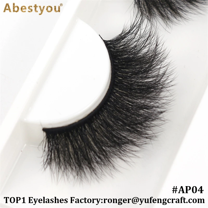 Abestyou Best Selling Extra Fluffy 6D eyelashes Wholesale 20mm 3D Mink Lashes With Own Brand 25mm 5D Mink Eyelash