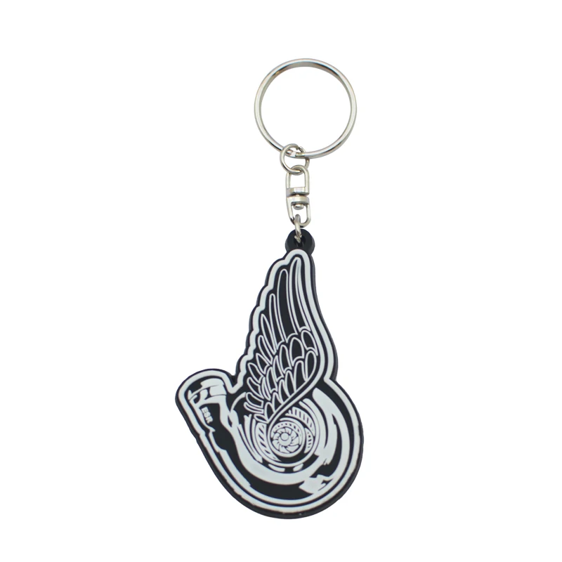 Wholesale custom metal enamel cartoon silver key chains valentines day gift 2023 promotional keychains & carabiners