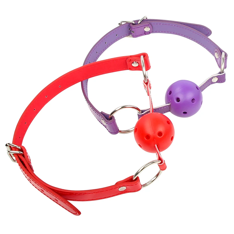 2021 New design silicone gag ball bdsm bondage bone ball ring gag without strap leather ball gag for animals