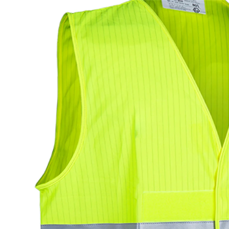 Customization Keep Warm Fire Retardant Vest High Visibility Anti Static Flashing Safety Vest
