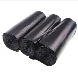 Heavy Duty Recycled Large Portable Polyethylene Black Rubbish Bag Refuse Sacks Hdpe Plastic Garbage Bags