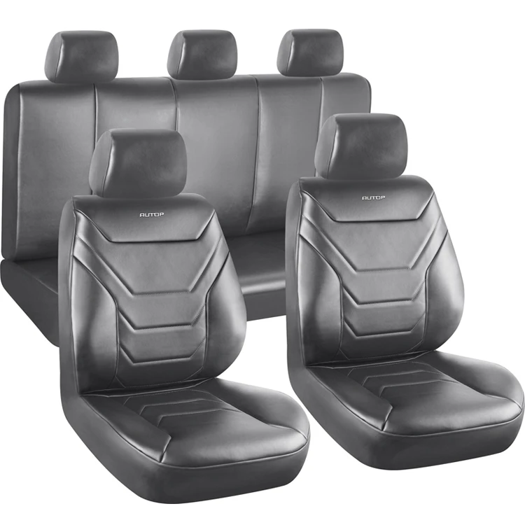 Fashion hot sale easy-to-clean PU leather luxury universal car seat cover
