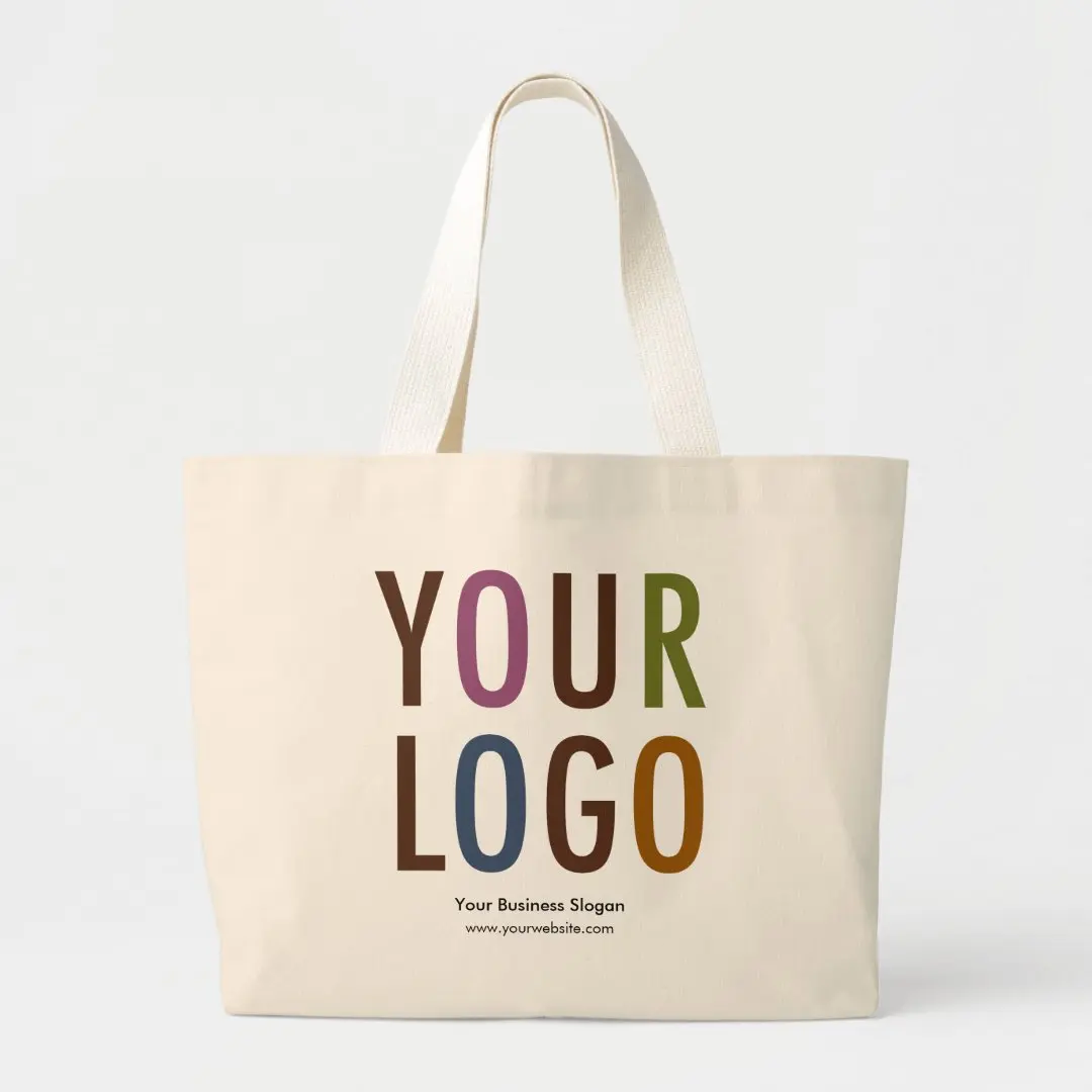 Wholesale Printed Logo Eco Friendly Reusable Custom Cotton Shopping Bags Tote Canvas Bag Shoulder Shopping Bag
