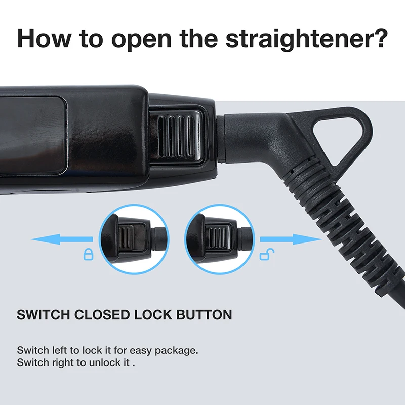 Wholesale 500 Degree Flat Iron Hair Straightener Ceramic Titanium Digital Fast Heating Curling Irons