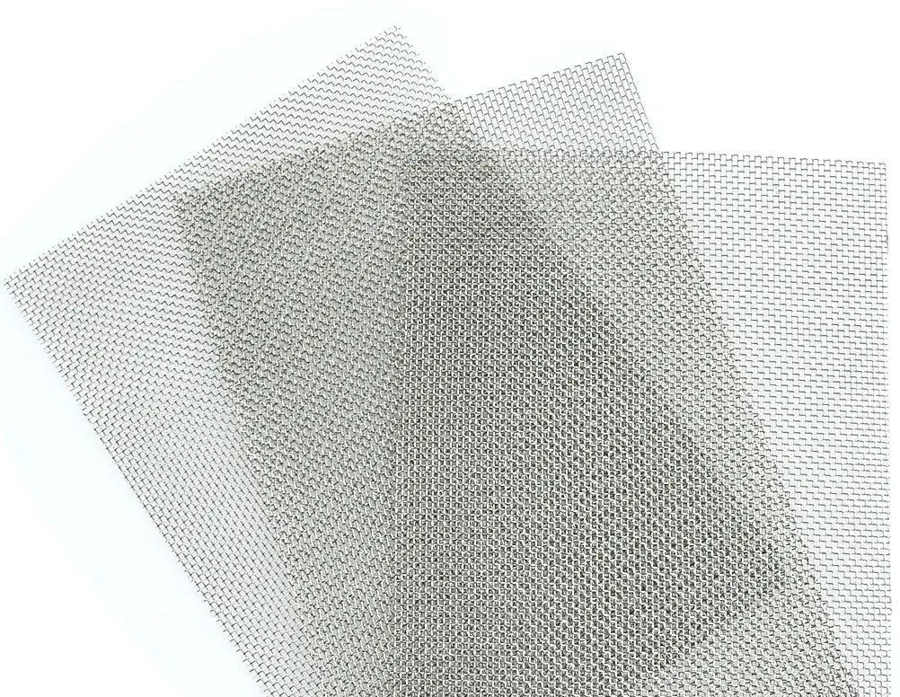 150 Mesh Stock Titanium Mesh Woven Wire Mesh Used for Making Medical Instruments