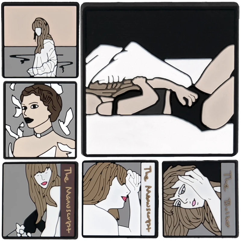 2014 HYB New designer Popular soft PVC Diy cartoon decor charm singer shoe decorations anime clog charms custom shoe charms