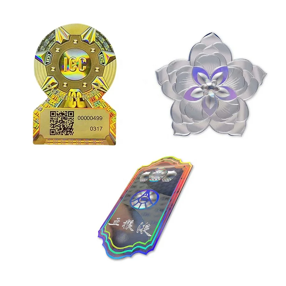 Hot Selling by Manufacturers Laser Safety Film Custom Authenticity Hologram Sticker