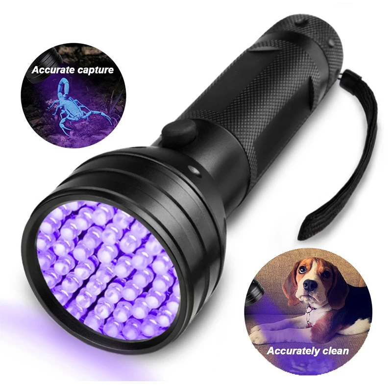 High heat dissipation structure design hanging portable uvb torches for detection of ore