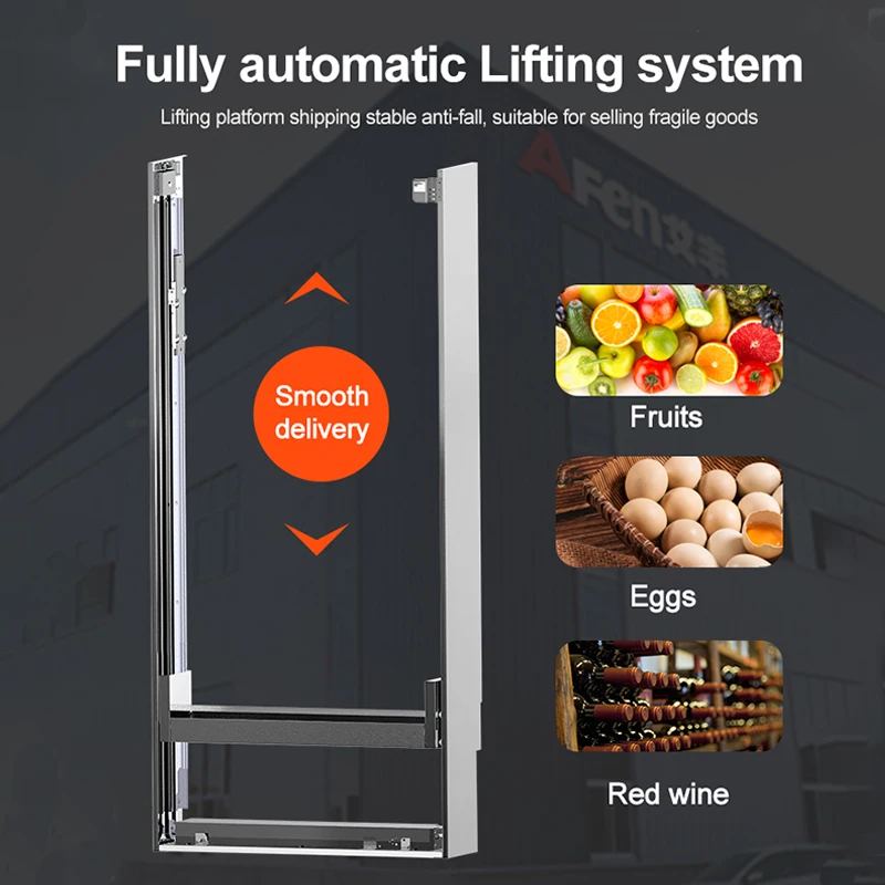 AFEN Refrigerated Vending Machines For Fruit Vegetable Packed Milk And Other Fresh Food