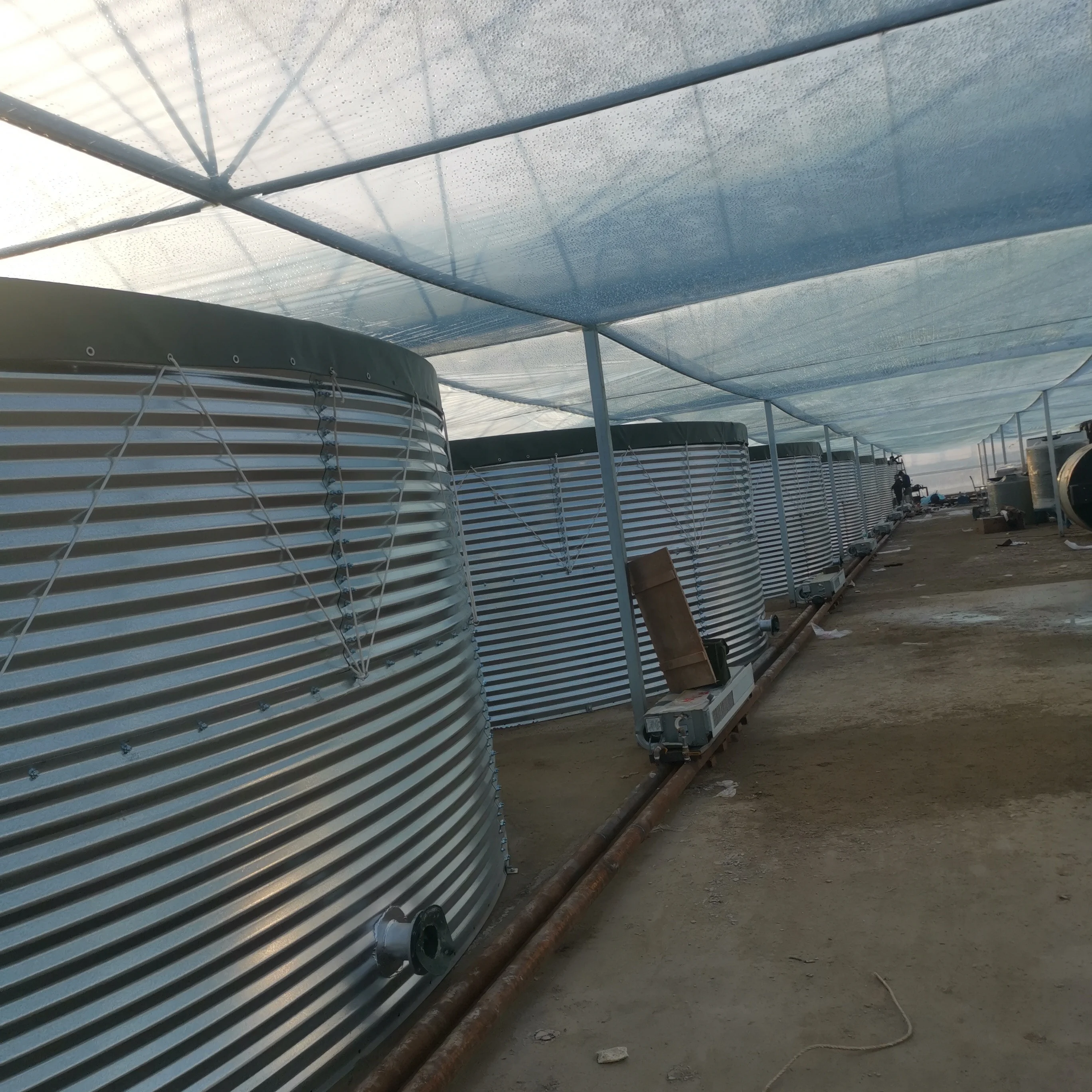 Prefabricated water tank 319 cubic meter water storage tank