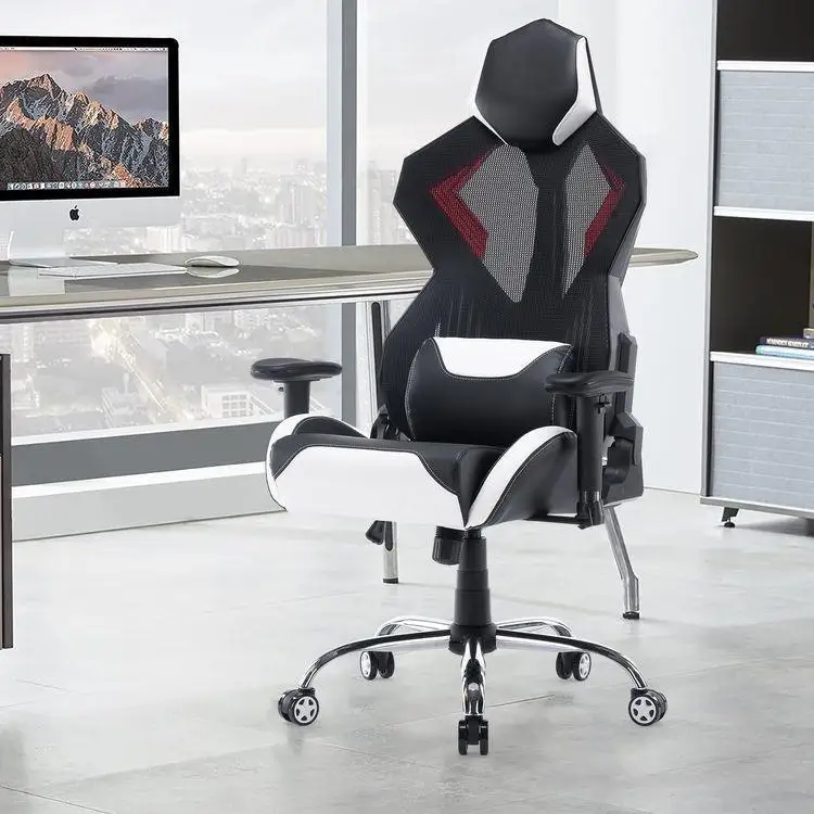 MORE DESIGN Comfortable Height Adjustable Rotating Stuff Swivel Computer Racing Gaming Executive Office Chair
