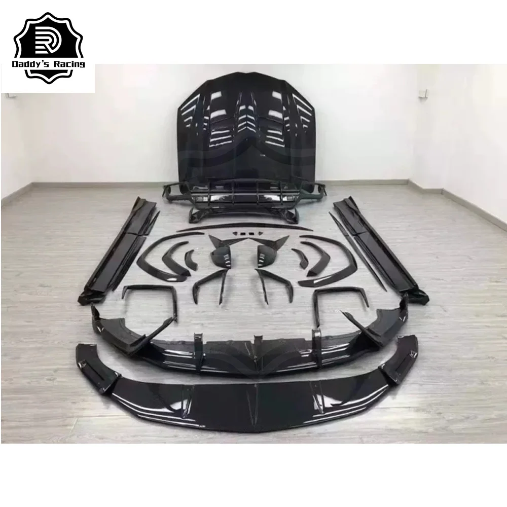 Комплект для сухого кузова из углеродного волокна подходит Lambo Urus Top комплект широкого автомобиля Высококачественная