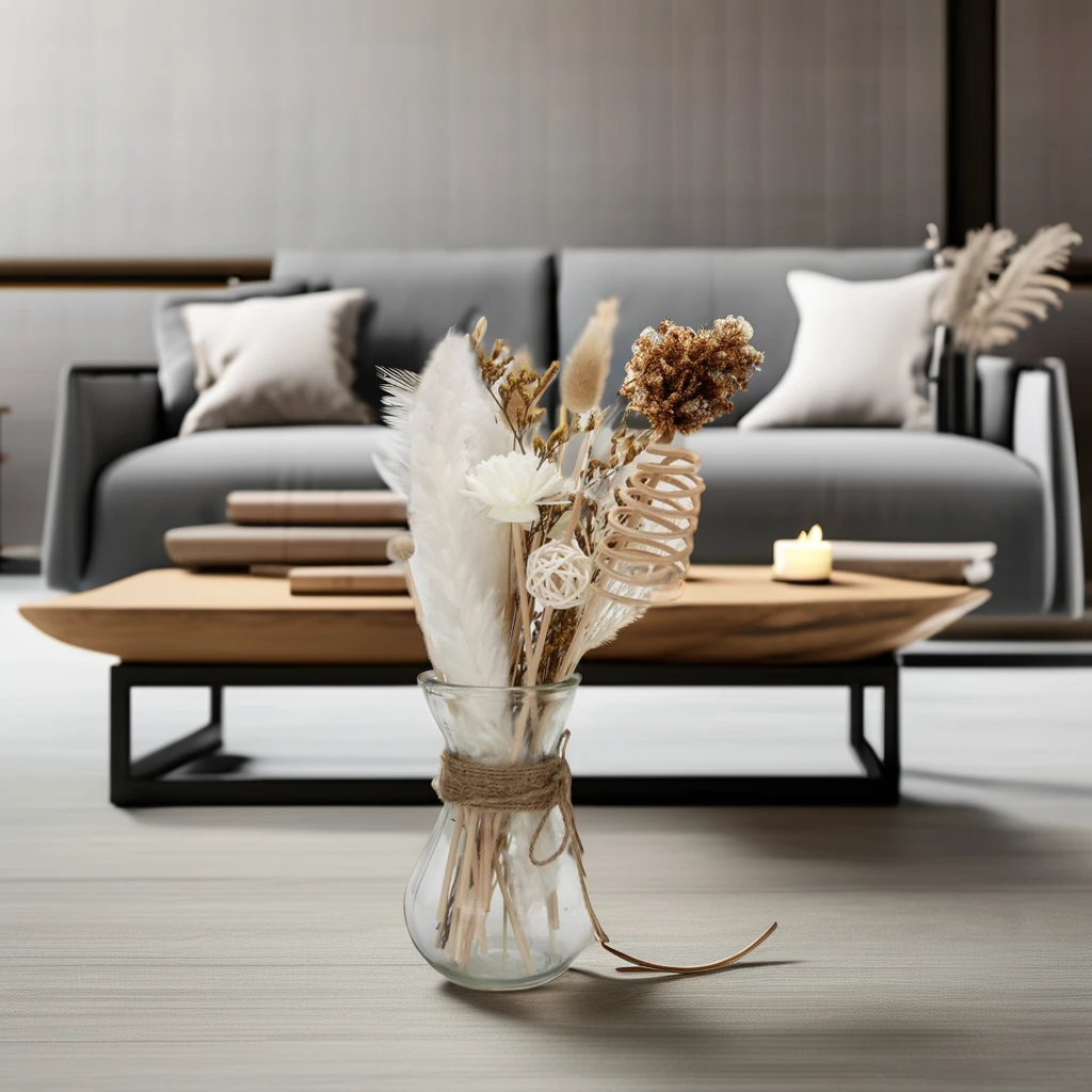 Reed Diffuser Set with Artificial Flowers Elegant Home Fragrance and Decorative Piece