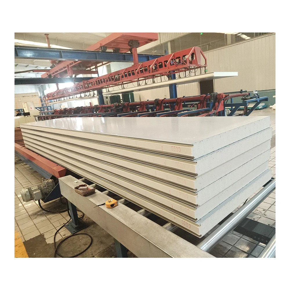 factory price eps sandwich panel insulated steel roofing and walling panels