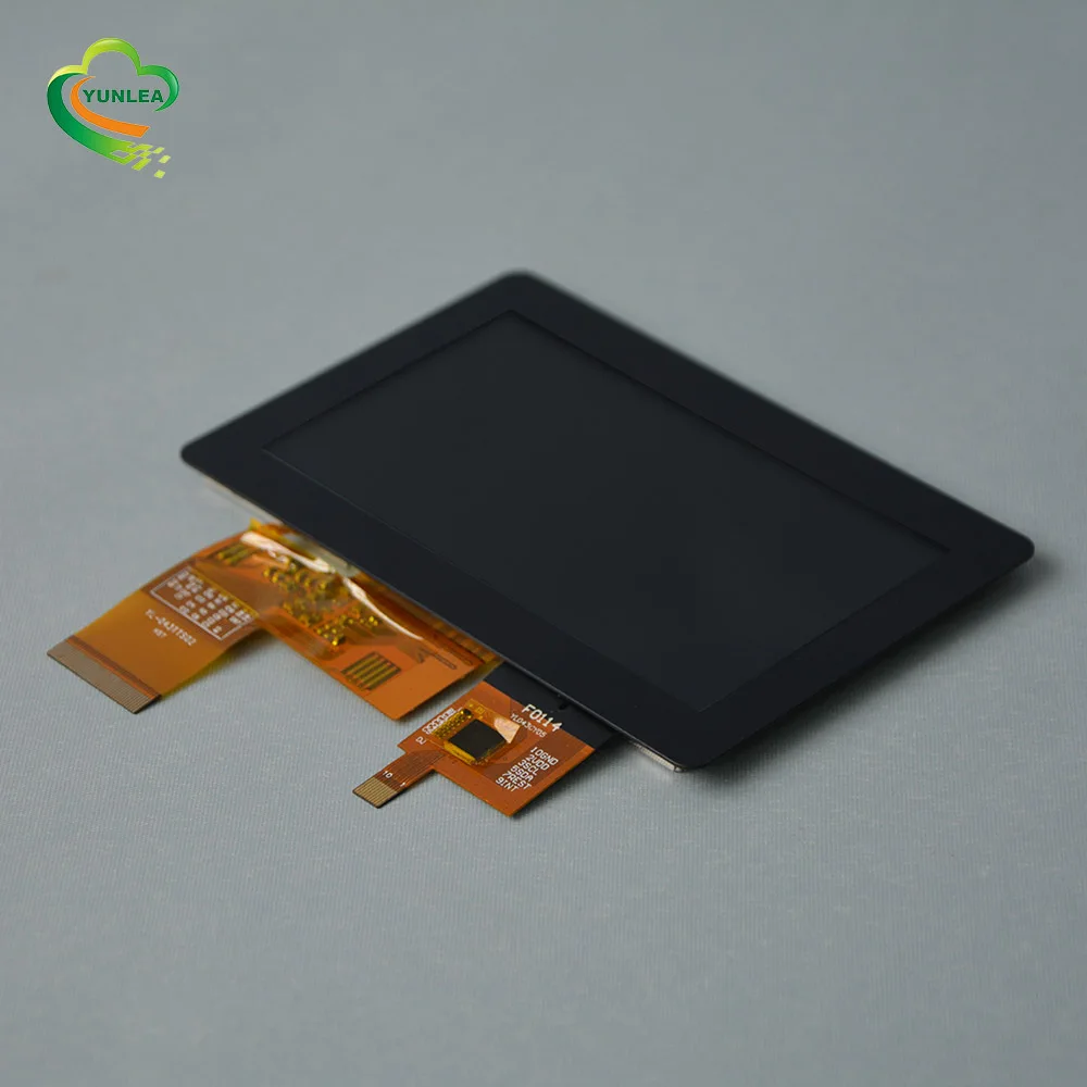 YUNLEA industrial touch panel Waterproof 480x272 rgb 4.3' inch tft lcd touch screen display module