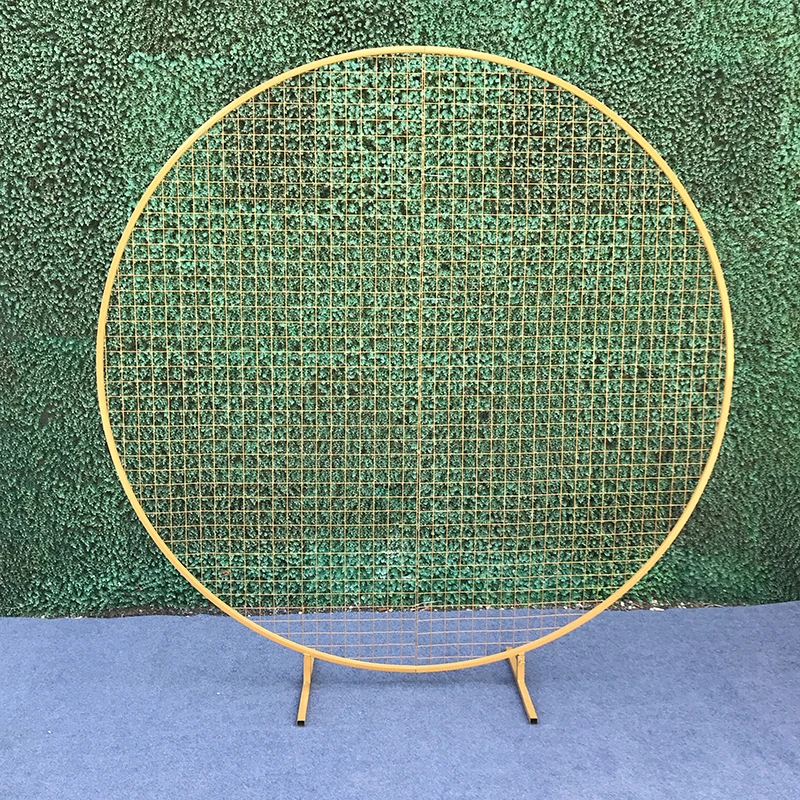 Wedding Backdrop Arch Hoop Mesh Backdrop Wall
