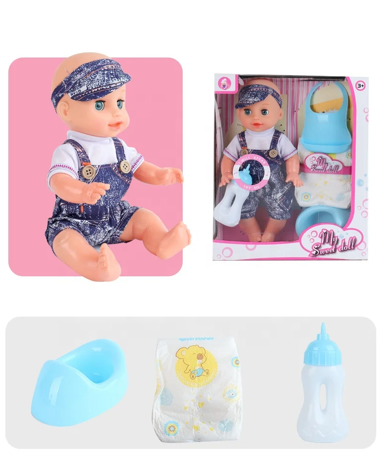 Girl birthday gifts  New born dolls Kits For Kids toys soft vinyl reborn doll set luxury mini  baby doll kit