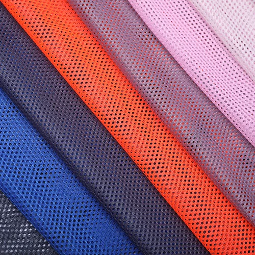 perforated elastic print mesh 100% polyester fabric for cleaning supplies