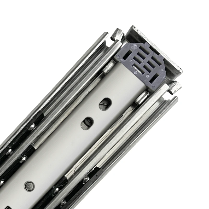 GUANZHIYU 32 INCH 3-Sections Silent Drawer Slides Side Mount Ball Bearing Sliding Drawer Slides