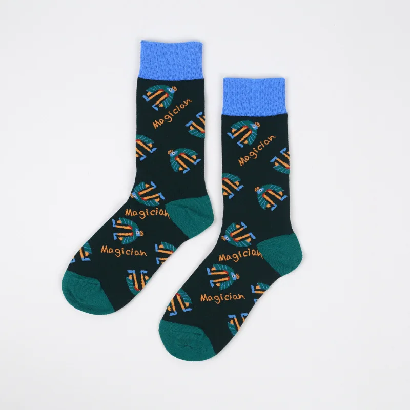 200N женские модные носки в счастливом стиле