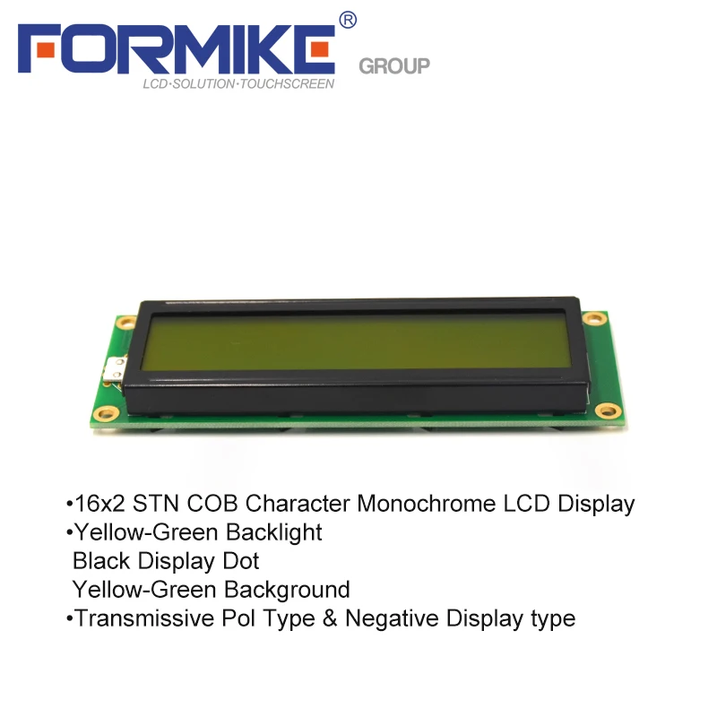 Monochrome LCD 1602 Front Character LCD Screen 16 x 2 LCD Display Module